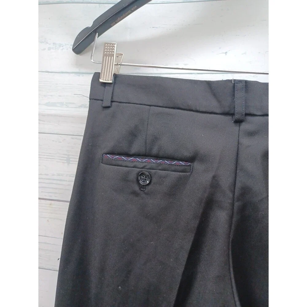 Kids World Of USA Dress Suit Pants Boys Size 14 Black Dressy